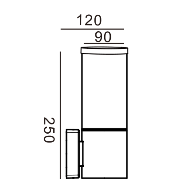 90PC Abdeckung Wandleuchte HR60101 90PC Abdeckung Wandleuchte HR60101