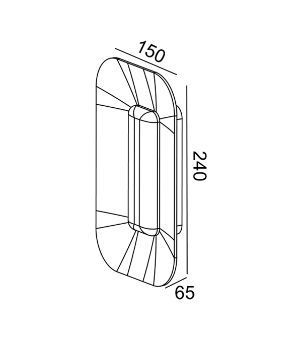 Wandleuchte mit pochiertem Ei HR60761 Wandleuchte mit pochiertem Ei HR60761