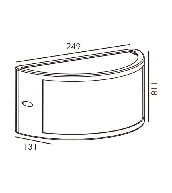 Wandleuchte Typ D HR60531 Wandleuchte Typ D HR60531