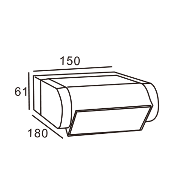 150 um 350° drehbare Wandleuchte HR60441 150 um 350° drehbare Wandleuchte HR60441