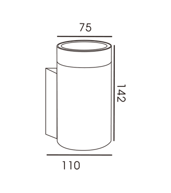 75-Röhren-unidirektionale PAMA-Lampenschirm-Wandleuchte HR60275 75-Röhren-unidirektionale PAMA-Lampenschirm-Wandleuchte HR60275