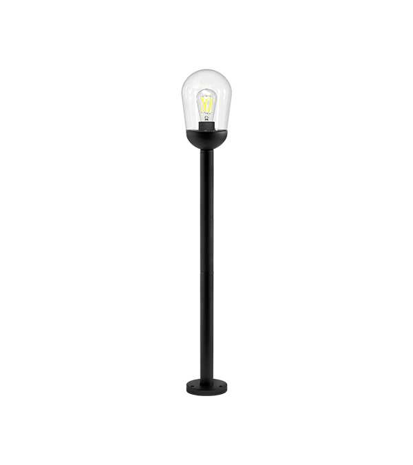 150 glasüberdachte Raketenkopf-Gartenleuchten HR60111-970 150 glasüberdachte Raketenkopf-Gartenleuchten HR60111-970