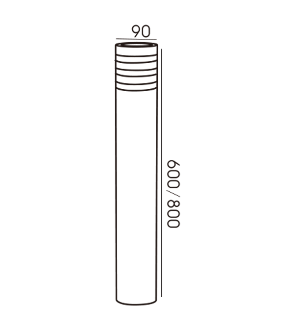 90 kreisförmige dreischichtige transparente Gartenleuchte HR60063-600 90 kreisförmige dreischichtige transparente Gartenleuchte HR60063-600