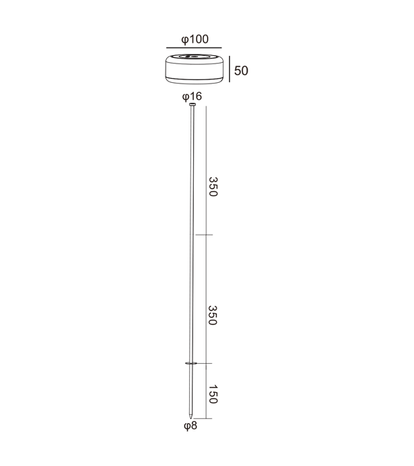 400 High Black Body Wiederaufladbare Lampe HR95004-400 400 High Black Body Wiederaufladbare Lampe HR95004-400