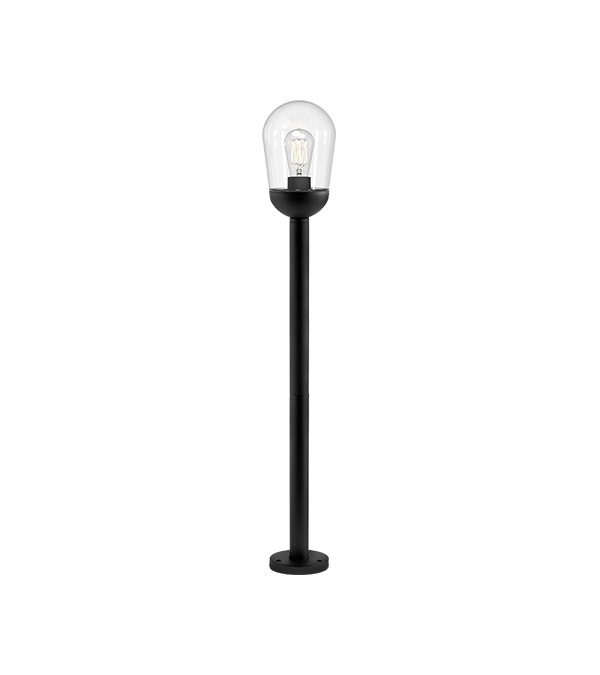 150 glasüberdachte Raketenkopf-Gartenleuchten HR60111-970 150 glasüberdachte Raketenkopf-Gartenleuchten HR60111-970