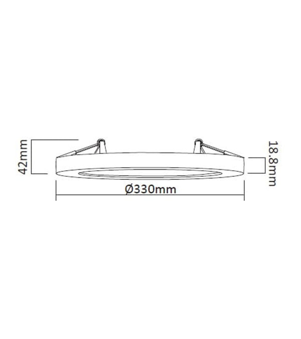 330 LED-Deckenleuchte HR10101 330 LED-Deckenleuchte HR10101