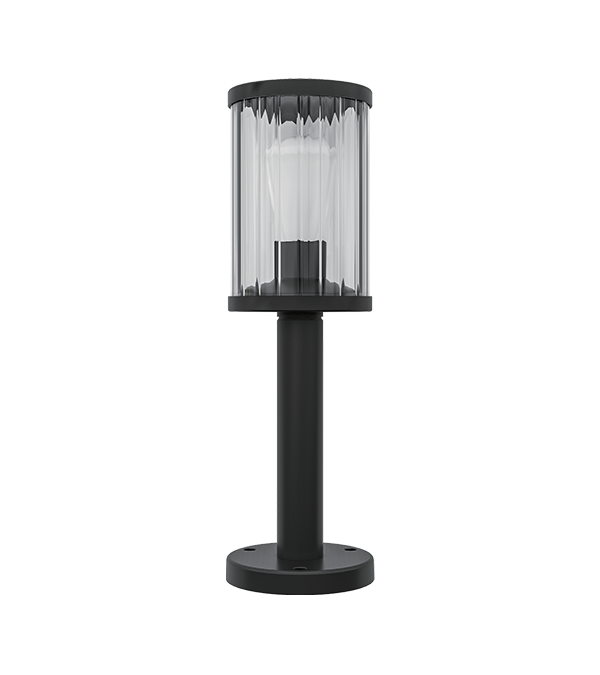 Vertikal gestreifte LED-Gartenlampe aus Glas HR60132-600 Vertikal gestreifte LED-Gartenlampe aus Glas HR60132-600